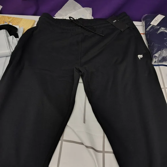 Fabletics Black "The Year Round" Terry Joggers - Picture 3 of 3